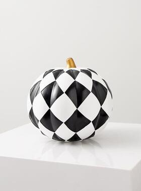 瓜现代简约南创意拼色球摆件样板房装YB-ML905售楼处儿童房软饰品