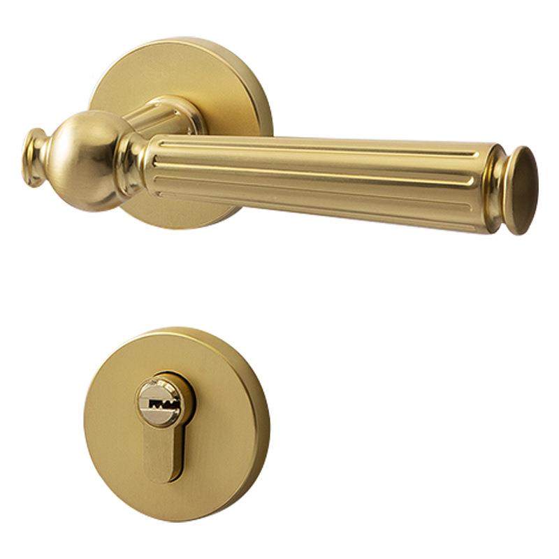 复古法卧室两件式磁吸静门轻奢欧式房间锁金音色家用通用型门式把,基础建材,机械门锁,淘宝优惠券,粉丝福利购,淘宝优惠卷