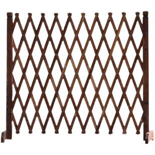 实木伸缩栅隔栏腐户外无品牌/庭院草坪篱笆围栏断木网格爬藤花架