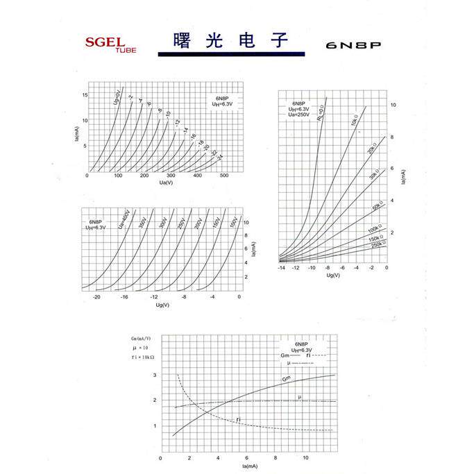全新长配沙曙P光电子胆管6SN7GT直代6N8CV8KUZ1原厂对,1质保一年
