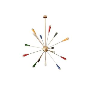 中古Sptnik彩色灯烟花灯包豪斯别u墅客厅吊灯厅卧餐室孟菲斯灯