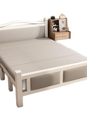 折床单人叠床简租易家用板午休1米5双人床主卧成人G101-G05房小床