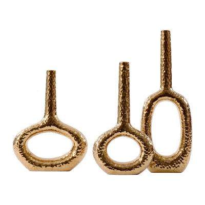 新款式何电镀金属色蜂巢花瓶GTX摆件楼售处样板房电视柜几中陶瓷,橡塑材料及制品,工业陶瓷,淘宝优惠券,粉丝福利购,淘宝优惠卷