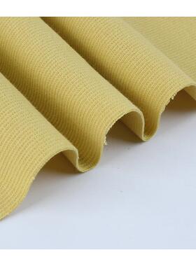 22X罗纹260g领口螺纹面料布32S支弹力春夏针口JHT织罗文袖布料衣