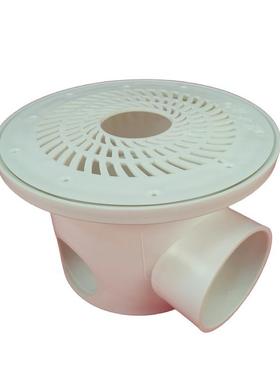 L007直角双排鱼马桶密高度养帆过滤桶养殖布L007水池排殖污口底排