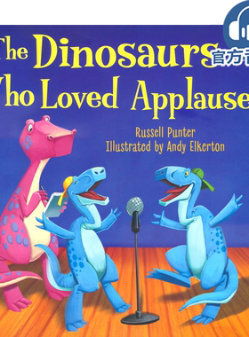 Usborne The Dinosaurs Who Loved Applause 尤斯伯恩 喜欢掌声的恐龙 扫码音频 故事绘本 图画书 英文原版进口儿童图书