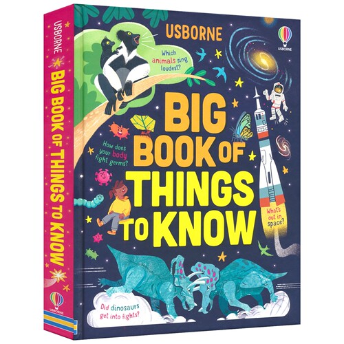 Usborne Big Book of Things to Know 尤斯伯恩 科普大书 精装百科 人体 太空 动物 恐龙 英文原版进口图书