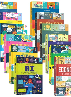 Usborne Economics Mathematics Physics AI for Beginners 少年商学院 初学者系列 读懂经济 数学人工智能 儿童科普读物 英文原版