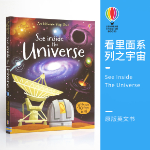 Inside 看里面系列 Universe尤斯伯恩 Usborne 立体书 课外读物 8岁 故事书 the 英语科普绘本 早教翻翻书 英文原版 宇宙 See