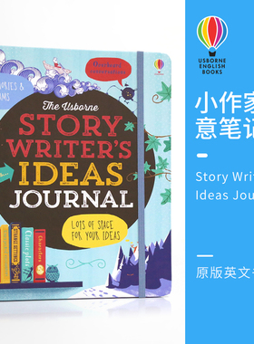 Usborne Story Writer's Ideas Journal 尤斯伯恩 小作家创意笔记本 英语学习 小学生课外读物 益智活动  8+岁 英文原版进口图书