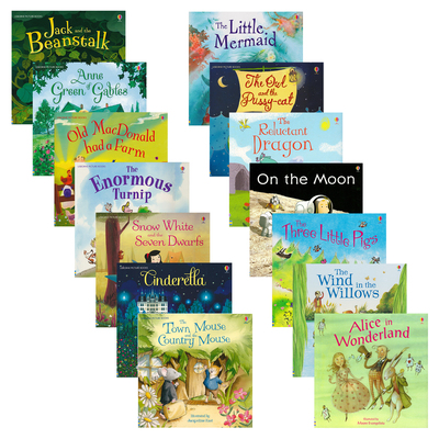 Usborne Picture Books 尤斯伯恩图画书 英文原版进口儿童图书 经典童话文学故事改编 灰姑娘 白雪公主 亲子绘本 睡前读物