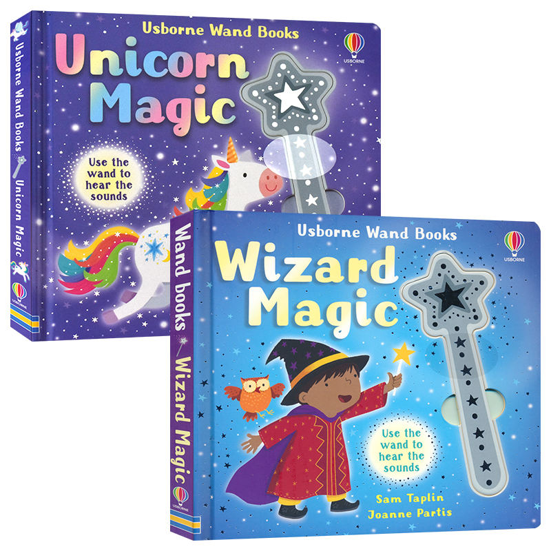 Usborne Wand Books Fairy Magic 尤斯伯恩 魔杖丛书 魔法棒发声 互动性强 亲子绘本 英语启蒙纸板书 英文原版进口儿童图书