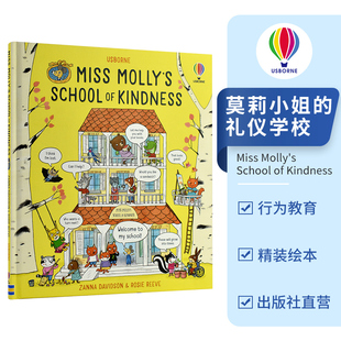 School 莫莉小姐 Miss 亲子读物 进口儿童图书 Usborne 6岁 Molly 幼儿行为教育&礼仪培养绘本 礼仪学校 Kindness 英文原版