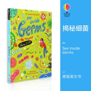 看里面系列 尤斯伯恩 揭秘细菌 立体翻翻书 Usborne 英语绘本早教书儿童启蒙早教科普读物纸7 See Inside Germs
