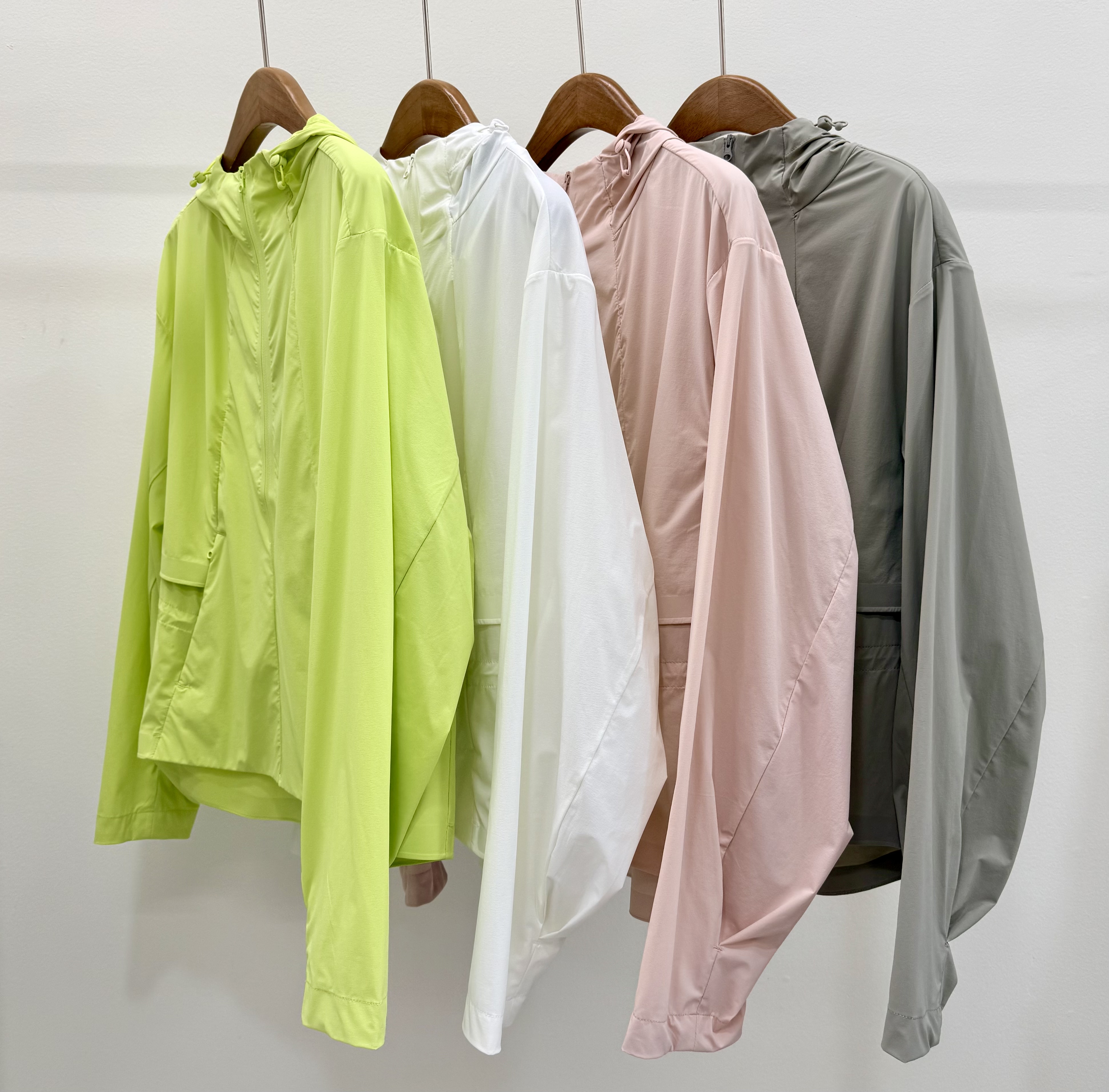 轻量凉感 高品质轻薄四面弹 原纱防晒衫户外软壳休闲连帽夹克外套