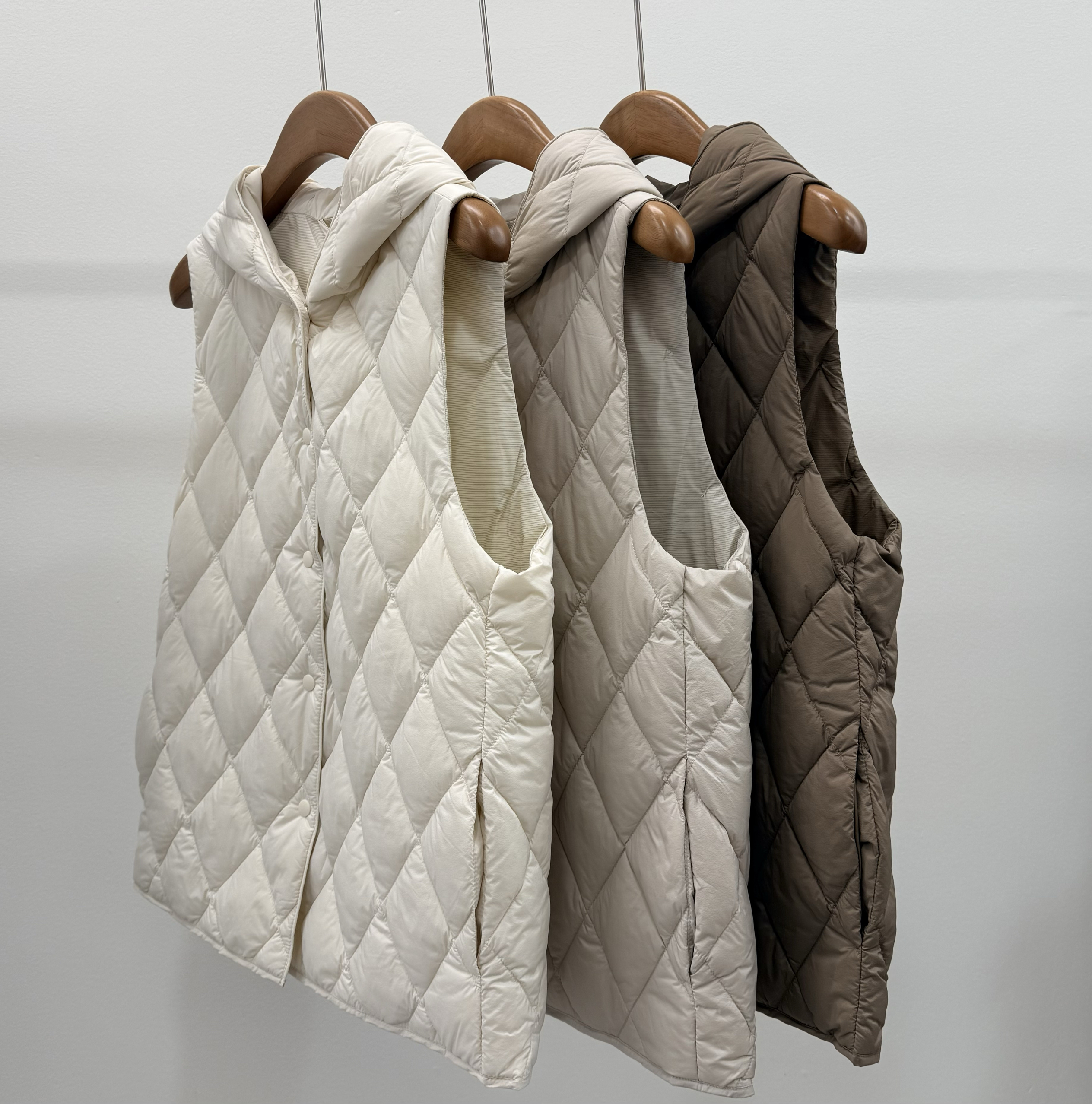 石墨烯内胆配大衣内搭打底内穿背心轻薄款连帽羽绒服马甲外套外穿