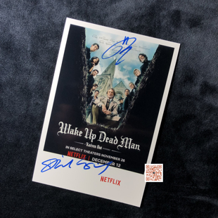 唤醒死者利刃出鞘丹尼尔克雷格DanielCraig汤姆哈迪TomHardy亲签