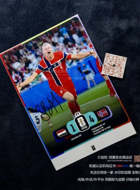 2026 FIFA World Cup 埃尔林哈兰德 Erling Haaland 亲笔签名照片