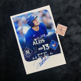 MLB多伦多蓝鸟队TorontoBlueJays道尔顿瓦肖Daulton Varsho亲签照