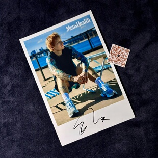 艾德希兰Ed 亲笔签名照片 Sheeran黄老板