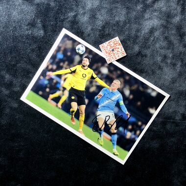 埃尔林哈兰德 Erling Haaland 亲笔签名照片