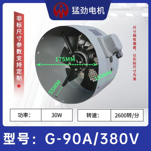 新品G型变频电机散热通风