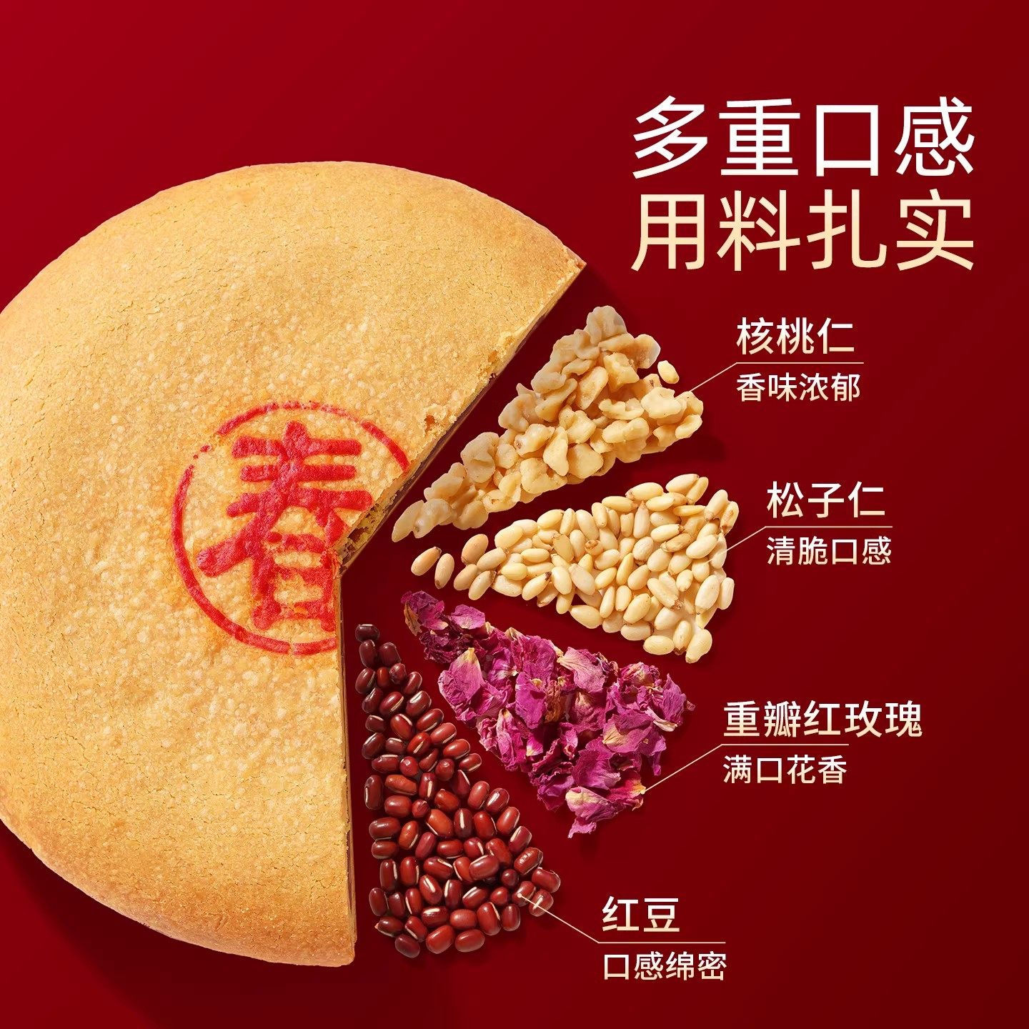潘祥记鲜花饼官方旗舰店云南玫瑰豆沙春节饼滇式酥皮团圆年货礼盒,零食/坚果/特产,糕点礼盒/伴手礼,淘宝优惠券,粉丝福利购,淘宝优惠卷