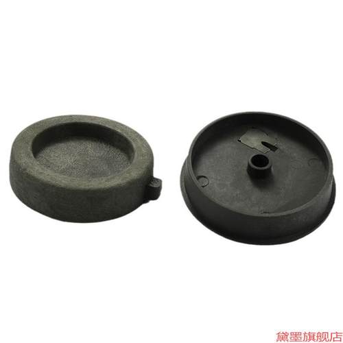 盖配件旋转盘摆件石树脂专用假山水磨盘上水循环盖盘盆景塑料仿真