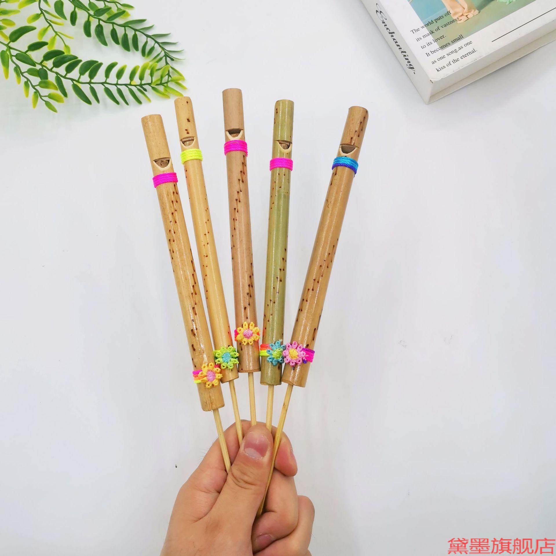 哨笛子学生竹80后百灵儿童吹鸟叫户外穿线器口哨小哨子竹子翻花