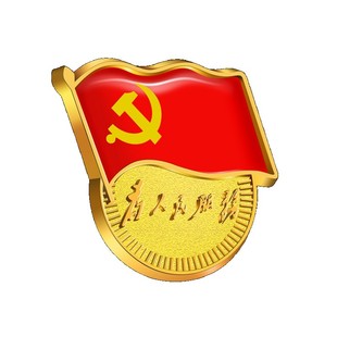 中国共产党党徽标准党章金属徽章勋章胸针磁铁别针大胸章共产强磁