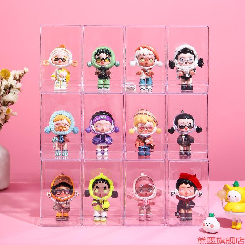 哈利波特手办挂墙手盒透明防尘娃娃盒子盲盒收纳展示架哈架子