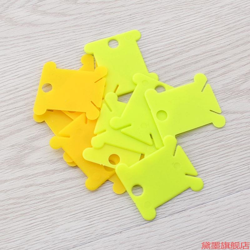 diy十字绣绕线板配件3.5cm4色缠线器十圈器塑料彩色