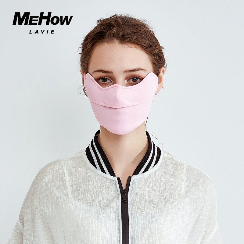 防晒口罩防紫外线透气防尘面罩