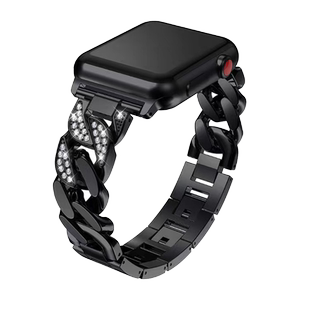 适用苹果手表iwatchSE/7表带applewatch小香风表带小蛮腰运动ins四五六代3/4/5/6/1男女38/42/40/44mm非原装