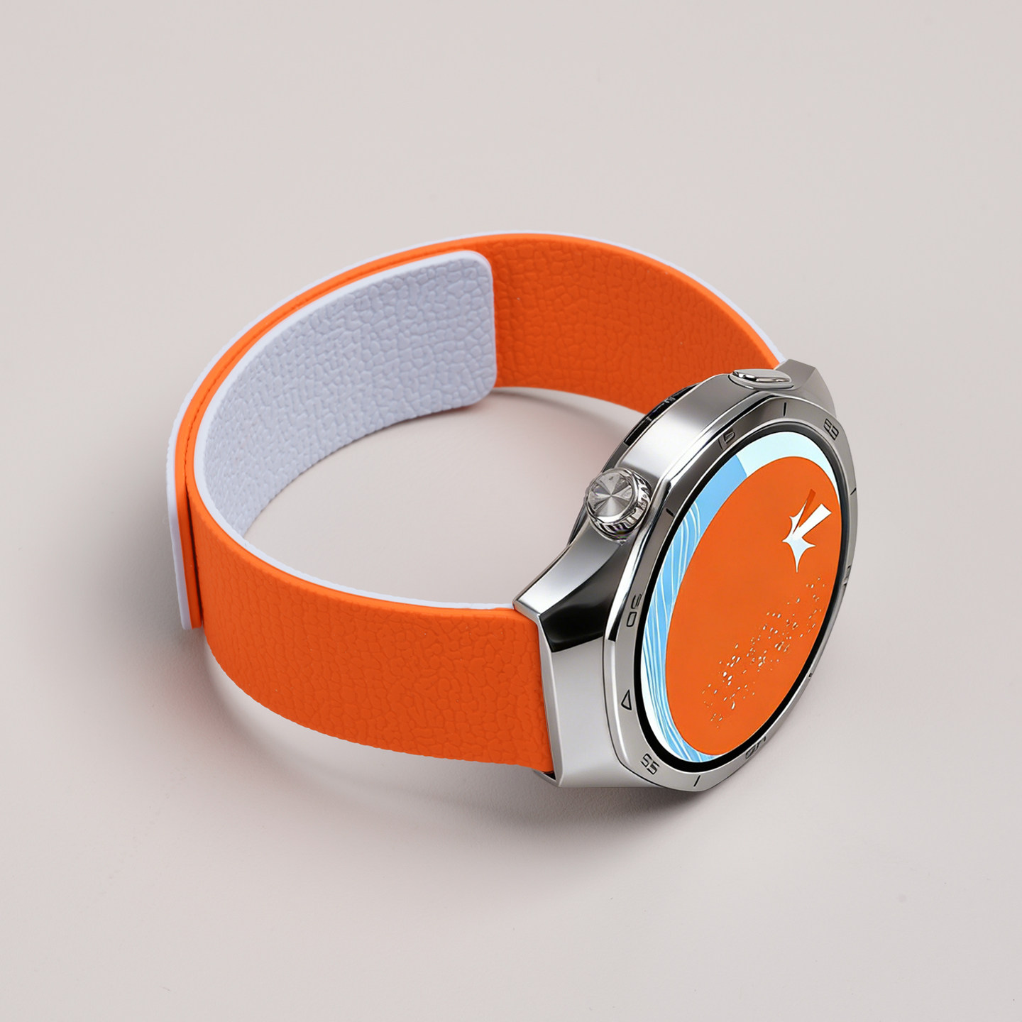 适用华为gt6pro手表磁吸硅胶表带watchgt6智能腕表watch5新款GT5男GT4磁吸双色4pro运动buds替换GT3腕带配件