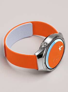 适用华为gt6pro手表磁吸硅胶表带watchgt6智能腕表watch5新款GT5男GT4磁吸双色4pro运动buds替换GT3腕带配件