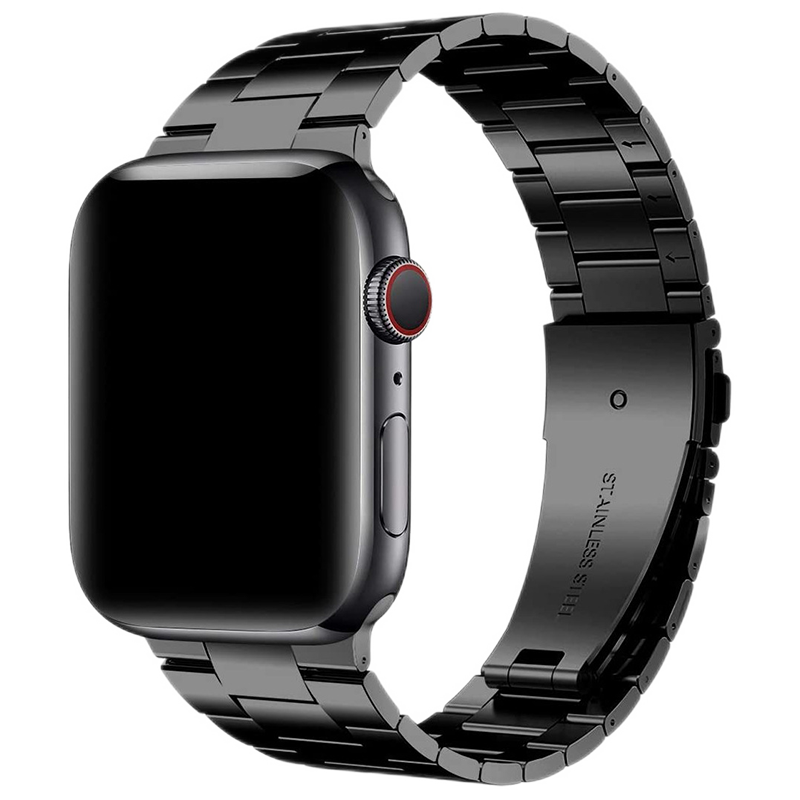 适用iwatch7三珠钢带替换带表带