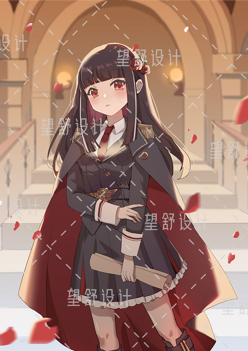 043号画师兔姜丨人设定制立绘插画设计头像约稿日系oc梦女