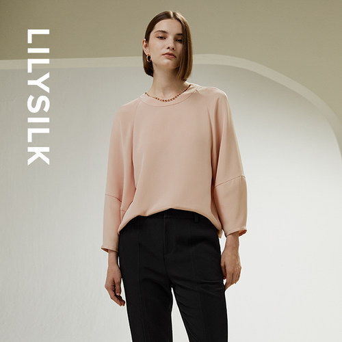 LILYSILK莉莉秀客真丝衬衫