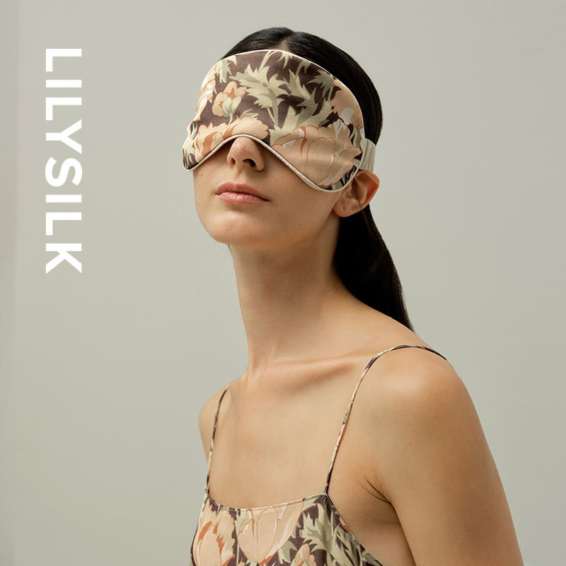 【Liberty联名】莉莉秀客LILYSILK真丝眼罩遮光睡眠眼罩柔软透气