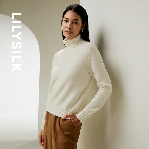 LILYSILK莉莉秀客羊绒混纺毛衣
