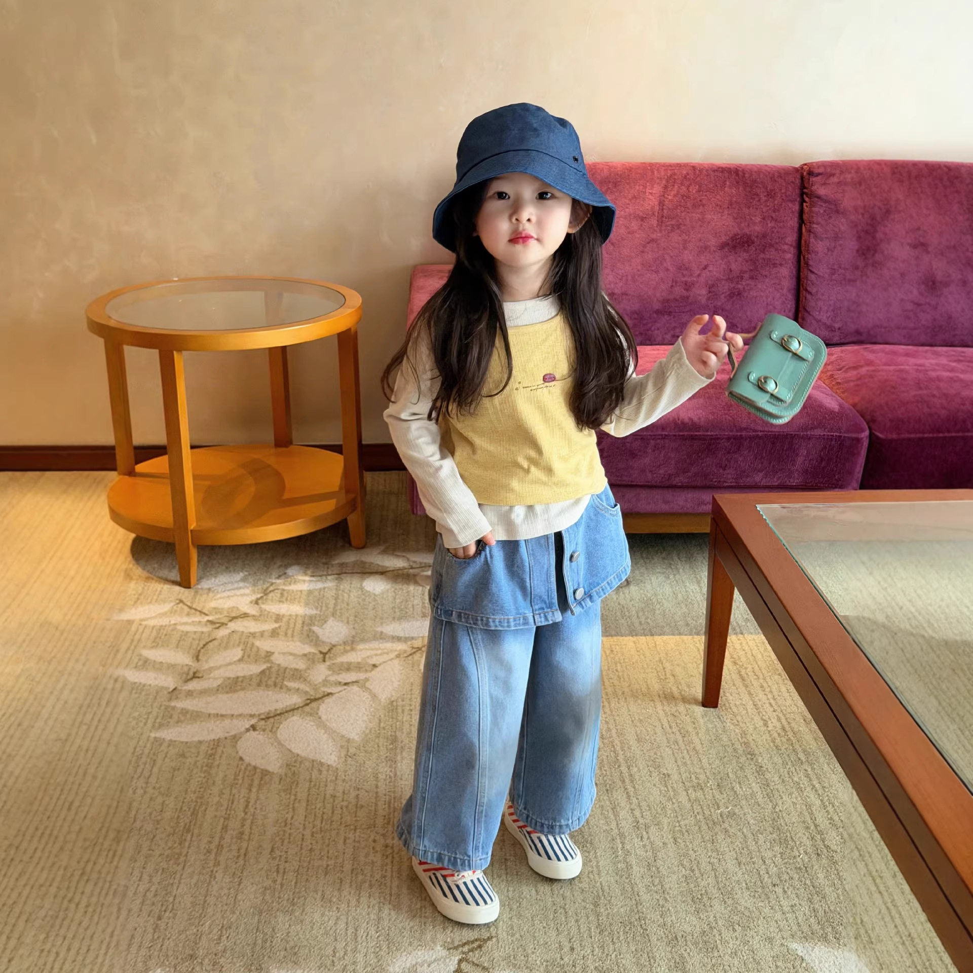 丫丫树 精品童装女童开衫T恤裤子3件套洋气甜美春季女孩韩版套装,童装/婴儿装/亲子装,套装,淘宝优惠券,粉丝福利购,淘宝优惠卷