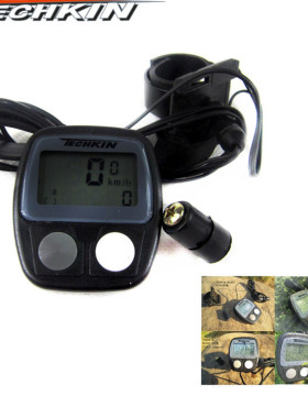 TECHKIN 20911 自行车经典有线码表  定制商品