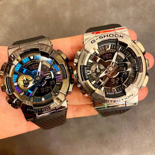 卡西欧金属运动风防水手表