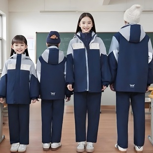 江西吉安统一校服中小学生班服指定春夏秋冬运动服幼儿园园服