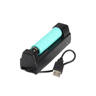 USB充电器18650座充兼容14500、16340、10440、26650等锂电池充电