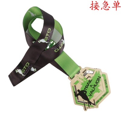 木制奖牌 马拉松运动会比赛木头奖章 挂式木质奖牌