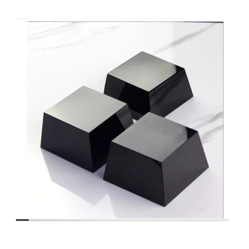 k9水晶底座切割打磨规格制作颜色黑色透明色适应各种礼品奖杯配置