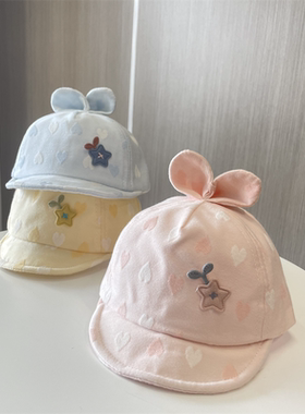 薄款帽子女宝宝男遮阳防晒鸭舌帽