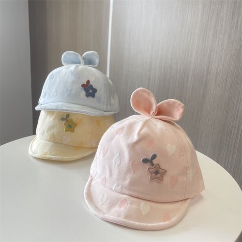 薄款帽子女宝宝男遮阳防晒鸭舌帽